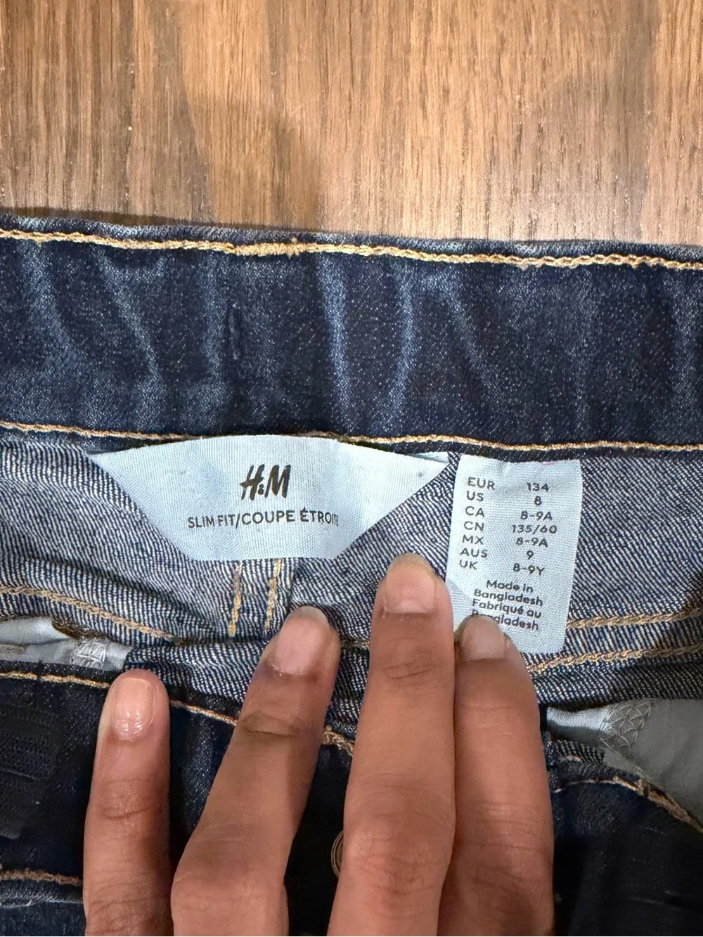 Boy’s H&M Slim Jeans (Pack of 4) - Light Wash, Black, Mid Blue, Dark Blue